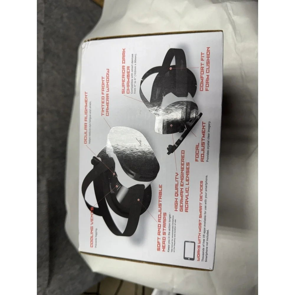 AS SEEN ON TV! DYNAMIC VIRTUAL VIEWER Virtual Reality 3D Glasses Headset 4 Phone
